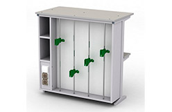 Надстройка титровальная МРЛ-25.1, островная, исп. 1, 4 штативов, 2 полки