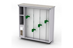 Надстройка титровальная МРЛ-25.1, пристенная, исп. 1, 4 штатива