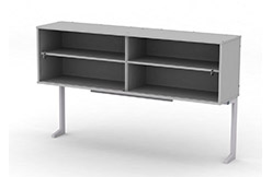 Надстройка сервисная МРЛ-21.3, шкаф из ЛДСП, двери стеклянные, исп. 2