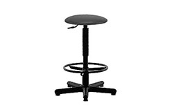 Табурет лабораторный Solo gts Ring-base black