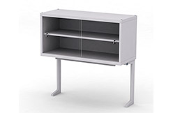 Надстройка сервисная МРЛ-21.1, шкаф из стали, двери стеклянные, исп. 2