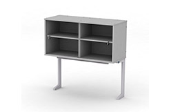 Надстройка сервисная МРЛ-21.1, шкаф из ЛДСП, двери стеклянные, исп. 2