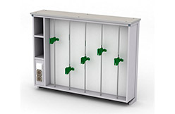 Надстройка титровальная МРЛ-25.2, пристенная, исп. 1, 5 штативов