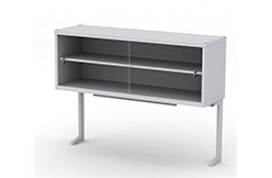 Надстройка сервисная МРЛ-21.2, шкаф из стали, двери стеклянные, исп. 2