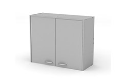 Навесной шкаф настенный, длина 900 мм, двери из ДСП Навесной шкаф настенный, длина 900 мм, двери из ДСП