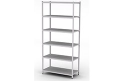 Стеллаж МРЛ-37.3, глубина 420 мм, 6 полок, металл Стеллаж МРЛ-37.3, глубина 420 мм, 6 полок, металл