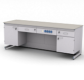 Стол демонстрационный лабораторный СтД-1, глубина 750, для работы стоя, ЛВД
