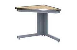Стол угловой лабораторный СЛ-13.4, глубина 620, для работы стоя, Керамогранит