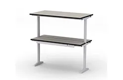 Надстройка сервисная МРЛ-21.1, полка из химически стойкого пластика, островная, исп. 1