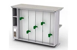 Надстройка титровальная МРЛ-25.2, пристенная, исп. 1, 5 штативов