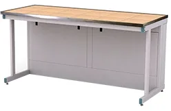 Стол лабораторный усиленный СЛ-11.5, глубина 620, для работы сидя, керамогранит