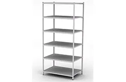 Стеллаж МРЛ-37.4, глубина 600 мм, 6 полок, металл
