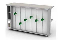 Надстройка титровальная МРЛ-25.3, островная, исп. 1, 6 штативов, 2 полки