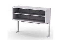 Надстройка сервисная МРЛ-21.2, шкаф из стали, двери стеклянные, исп. 2