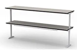 Надстройка сервисная МРЛ-22.3, полка из химически стойкого пластика, островная, исп. 1