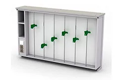 Надстройка титровальная МРЛ-25.3, пристенная, исп. 1, 6 штативов