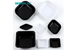 Лодочка для взвешивания, антистатик, квадратная средняя, белая